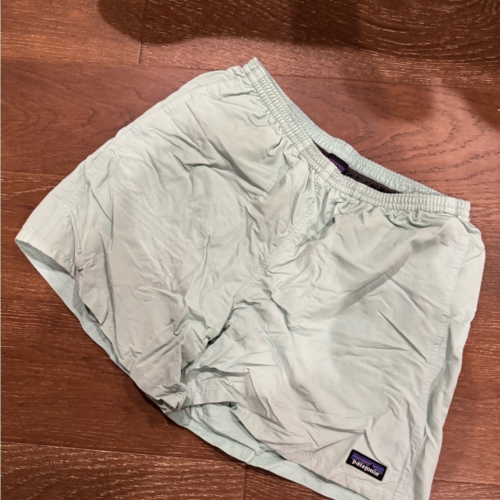 Patagonia Men's Mint Green Athletic Shorts